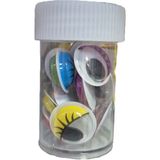 Putı Renklı Oynar Goz 15 Mm Tup 11448
