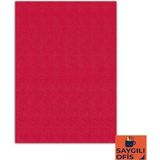 Puti Saygılıofis Düz Eva 50X70 cm 1 Adet Eva Süngeri Okul Kreş Anasınıfı Elişi Etkinlikleri - Kırmızı