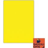 Puti Saygılıofis Düz Eva 50X70 cm 1 Adet Eva Süngeri Okul Kreş Anasınıfı Elişi Etkinlikleri - Sarı