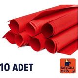 Puti Saygılıofis Fon Kartonu 10 Lu 50X70 cm 1 Paket - KIRMIZI