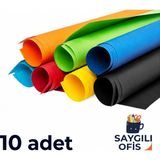 Puti Saygılıofis Fon Kartonu 10 Lu 50X70 cm 1 Paket - RENKLİ