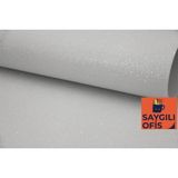 Puti Saygılıofis Yapışkanlı Simli Eva 50X70 cm 1 Adet Simli Yapışkanlı Eva Süngeri Okul Kreş Anasınıfı Elişi Etkinlikleri Hobi - Beyaz