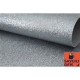 Puti Saygılıofis Yapışkanlı Simli Eva 50X70 cm 1 Adet Simli Yapışkanlı Eva Süngeri Okul Kreş Anasınıfı Elişi Etkinlikleri Hobi - Gümüş
