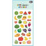 Puti Shine Renkli Etiket Yapışkanlı Sticker Planner Ajanda Günlük - Sticker - 1 Adet - Meyveler