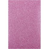 Puti Simli Fon Kartonu 25X35 cm Pembe 10'lu Paket