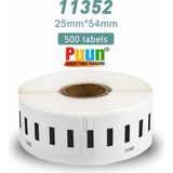 Puun Dymo Lw 11352 Muadil Iade Adres Etıketı 500 Etiket/paket 25MM x 54MM Labelwriter EL60, LW310, LW320, LW330, LW400, LW450, Twin, Duo, 4xl - Beyaz