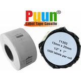 Puun Dymo Lw 11353 Muadil Çok Amaçlı Etıket (1000 Etiket/paket) (12MM x 24MM) Labelwriter EL60, LW310, LW320, LW330, LW400, LW450, Twin, Duo, 4xl - Çok Renkli - Standart - Genel