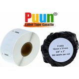 Puun Dymo Lw 11355 Muadil Çok Amaçlı Etıket 500 Etiket/paket 19MM x 51MM Labelwriter EL60, LW310, LW320, LW330, LW400, LW450, Twin, Duo, 4xl - Beyaz