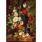 Puzzle 2000 Parça Çiçekler ve Meyveler Natürmort Karton Yapboz 96X68 cm