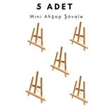 Puzzle 5 ADET Mini ahşap ayaklı masaüstü masa üstü Şövale Resim Hobi Tuval tutucu Tablet tutucu
