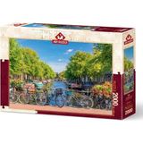 Puzzle Amsterdam Kanalı 2000 Parça