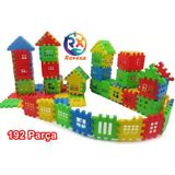 Puzzle City 3D Yapı ve Tasarım Blokları Yapı Oyuncak Puzzle Blok Set Eğlenceli Oyuncak 192 Parça - 2+ Yaş - Yeşil