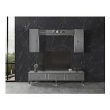 Puzzle Design Safir Turkuaz Beyaz Tv Ünitesi