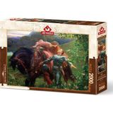 Puzzle Merhametsiz Güzel Kadın 2000 Parça Puzzle