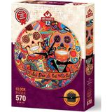 Puzzle Mutlu Son 570 Parça Saat Puzzle