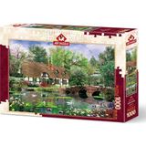 Puzzle Nilüfer Çiçekleri 1000 Parça Puzzle
