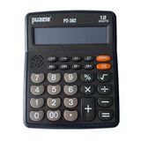 Puzzle Pz-382 12 Haneli Masa Hesap Makinesi, Solar+Pilli, Büyük Tuşlar, Garanti Belgeli