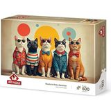Puzzle Retro Yazına Hazır 500 Parça Puzzle