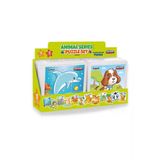 Puzzle Tek Kartlık Animal - Hayvanlar Puzzle - Tek Puzzle Gönderilmektedir. Mavi Su Dünyası
