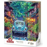 Puzzle Yağmur Altında Tokyo 500 Parça Puzzle