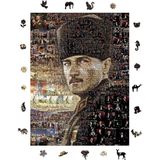Puzzle Yetişkin - Ölümsüz Atatürk - 450 Parça, 29 x 39 cm - Yapıştırıcı Folyo Dahil - Ben