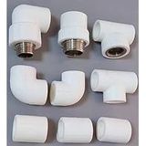 PVC Boru, PPRC Kalorifer Doğalgaz Su Tesisatı Bağlantı Parçaları Seti, 20mm x 1/2 inç, 9 Parça