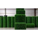 Pvc Çim Çit - Çimli Tel Örgü - Bahçe Dekoratifi - 75 cm x 6 m