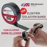 Pvc Elektrik Izole Bandı - Kırmızı Mutlusan 10 Adet Paket