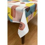 Pvc Elyaf Tabanlı Silinebilir Muşamba Masa ÖRTÜSÜ_1175 - Sarı - 100 x 140 cm