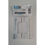 Pvc Kapı Menteşesi 2 Li Paket Beyaz 90Mm ( Plastik Gövde)