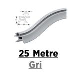 Pvc Kapı Pencere Fitili Contası 25 Metre İnce Gri