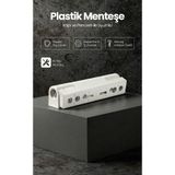 PVC Kapı & Pencere Menteşesi, [Plastik - Çelik - Pratik] - 90mm - Renk Seçenekli, (1 Adet) FUMA-MENTEŞE-TEKLİ