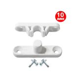 Pvc Kapi Pencere Sineklik Beyaz Plastik Cit Cit Kilit Mentese Kucuk Boy 4Cm -10 Adet