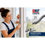 Pvc Kapı ve Pencere Fitili 25 Metre Gri - 4*7*11