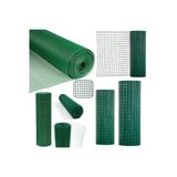 Pvc Kaplı 50X50 Mm Puntalı Tel Bahçe Kümes Kafes Teli 1X 25 Mt