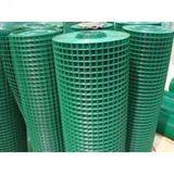 Pvc Kaplı Puntalı Yeşil Tel 12x12mm Gözaralıklı 09mm Kalınlık 100cm Eninde 25m Uzunluğunda Kafes Teli- Kümes Teli