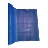 Pvc Kare Paspas 90 x 50 cm Mavi Banyo Kaymaz Yer Zemin Matı