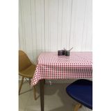 Pvc Kaymaz Elyaf Tabanlı Silinebilir Muşamba Masa Örtüsü PÖTIKARE_152-A - Kırmızı - 140 x 300 cm