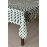 Pvc Kaymaz Elyaf Tabanlı Silinebilir Muşamba Masa Örtüsü PÖTIKARE_152-A - Yeşil - 140 x 260 cm