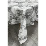 Pvc Kaymaz Elyaf Tabanlı Silinebilir Muşamba Masa ÖRTÜSÜ_88A - Gri - 140 x 300 cm