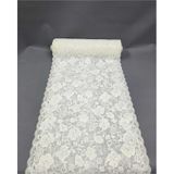 Pvc Küpür Dantel Raf Ve Dolap Örtüsü Runner Krem 40 Cm Eninde Bej