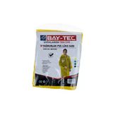 PVC Lüks Yağmurluk Sarı Cepli Sırttan Havalandırmalı 260gr-MK5120