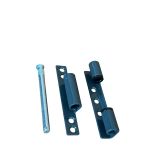 PVC Pimapen Kapı Pencere Menteşesi - Çelik - 90mm - Antrasit - 1 Adet - Vidalar Dahil