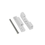 PVC Pimapen Kapı Pencere Menteşesi - Plastik Menteşe - İçi Metal Destekli - 90mm - Beyaz - 6 Adet - Vidalar Dahil
