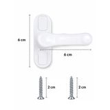 Pvc Pimapen Pencere Cam Balkon Kapısı Güvenlik Emniyet Kilidi 1 Adet Beyaz