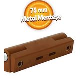 Pvc Pimapen Pencere Menteşesi Metal 75 Mm Açık Kahverengi