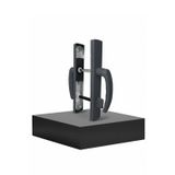 Pvc Pimapen Plastik Balkon Kapı Kolu – Barelsiz – Antrasit – (2 Takım)