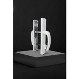Pvc Pimapen Plastik Balkon Kapı Kolu – Barelsiz – Beyaz – (3 Takım)