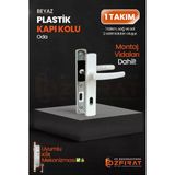 Pvc Pimapen Plastik Oda Kapı Kolu – Beyaz – (1 Takım)