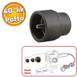Pvc Pprc Tesisat Boru Paftasi 40 Lik Plastik Boru Kaynak Birlestirme Makinesi Paftasi Yedegi 1/1/4